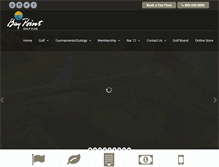 Tablet Screenshot of baypointgolf.com